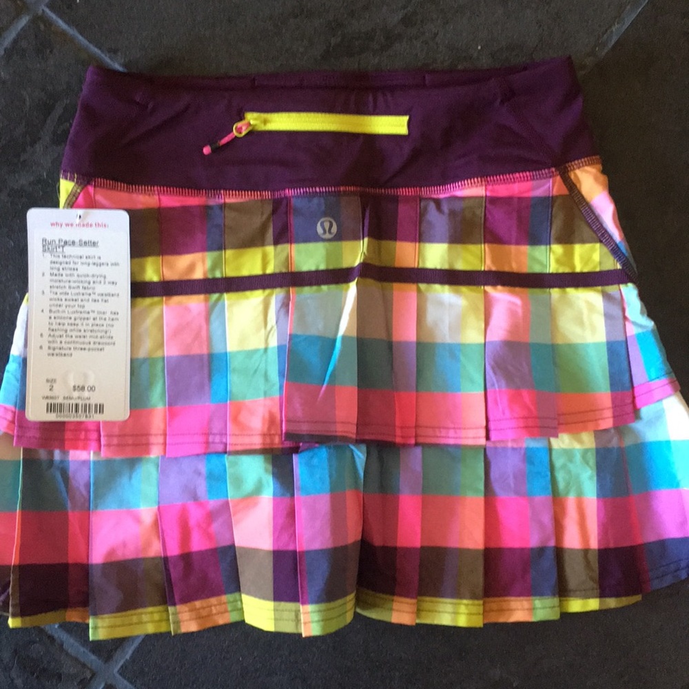 New Lulu Run Pace-Setter Skirt NOT FOR SALE!